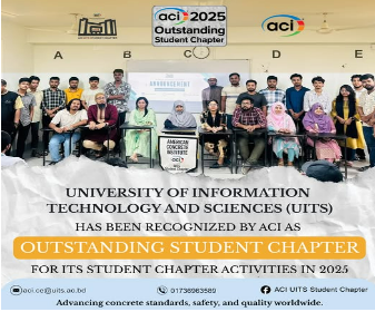 The ACI UITS Student Chapter of the American Concrete Institute